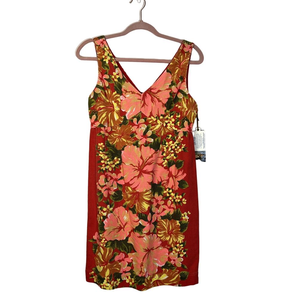 NWT Tracy Feith Target Multicolor Tropical Flowers Sleeveless Above Knee Dress 7
